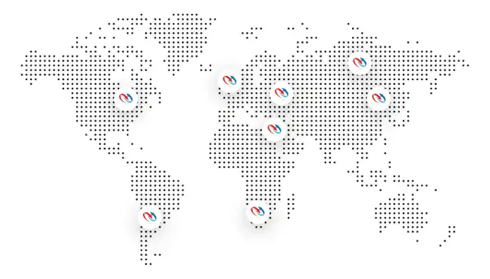PerMix Global Offices Map